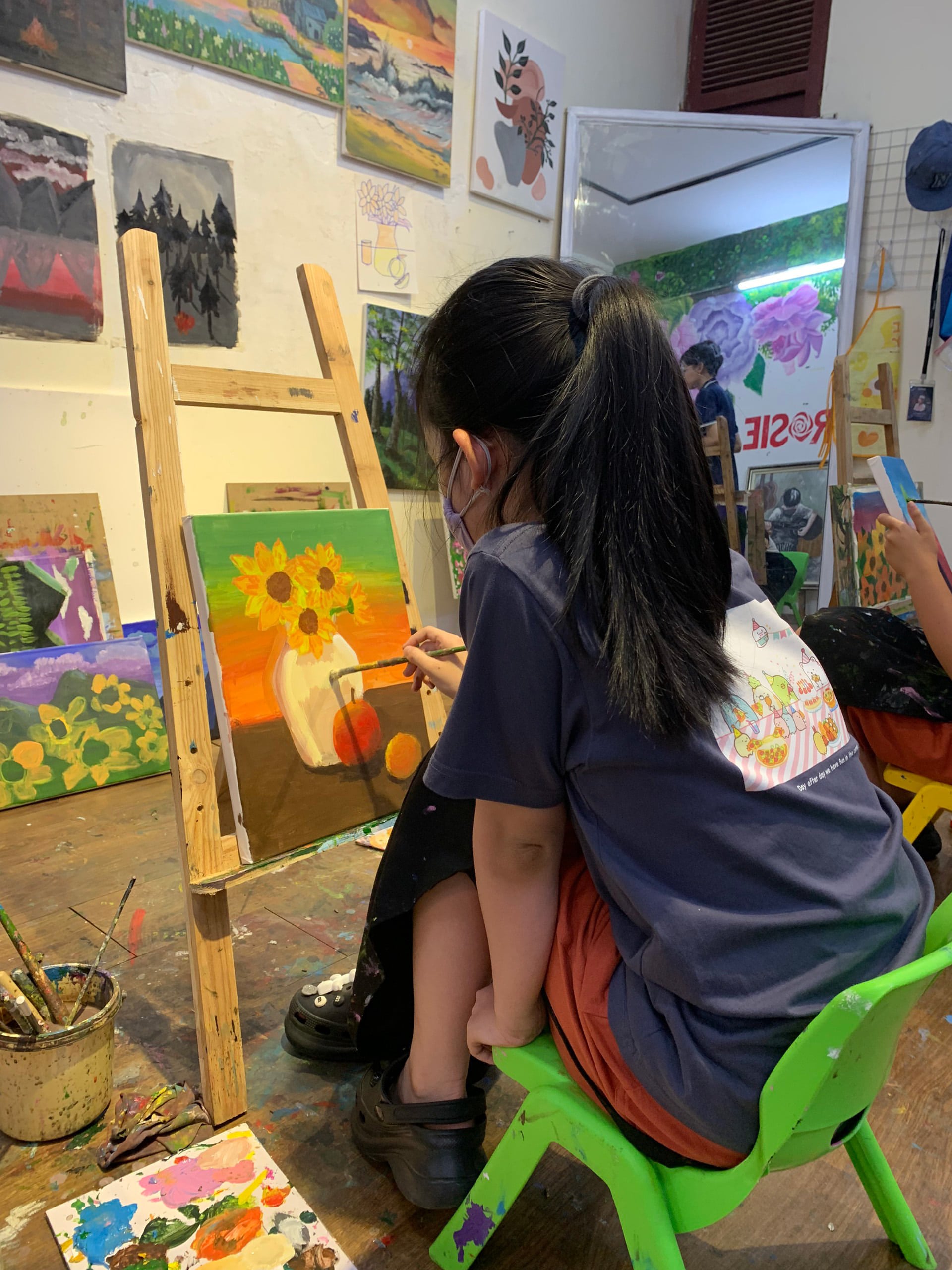 Khoá học Mỹ thuật - Lớp học vẽ cho bé 7 lop-hoc-ve-cho-be-rosie-music-center-3