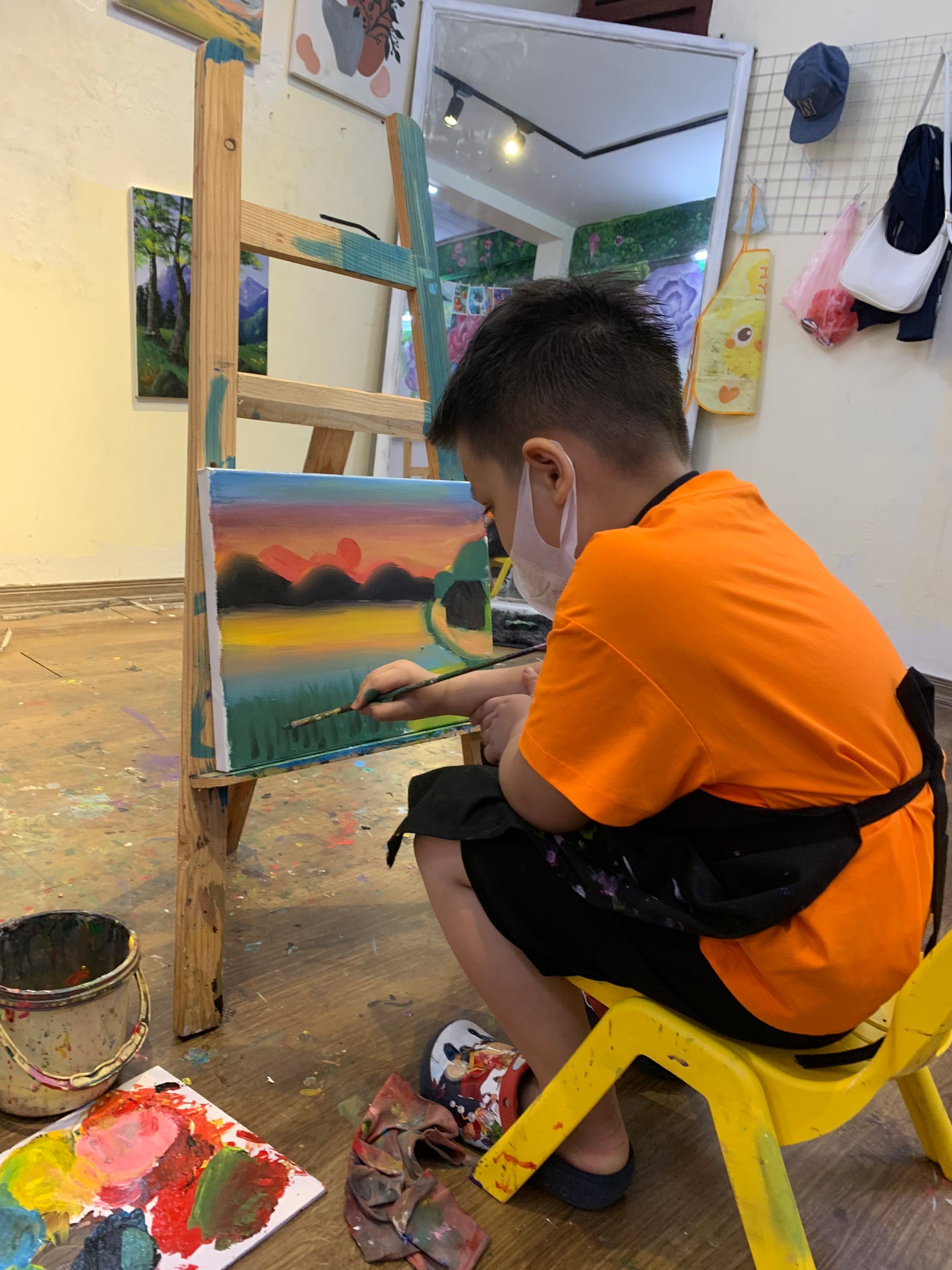 Khoá học Mỹ thuật - Lớp học vẽ cho bé 8 lop-hoc-ve-cho-be-rosie-music-center-4