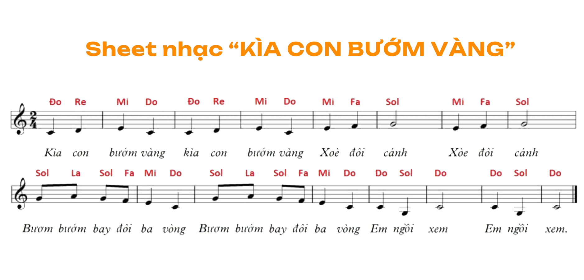Sheet nhạc "Kìa con bướm vàng": Cách đàn Piano chuẩn 2025 1 sheet-nhac-kia-con-buom-vang